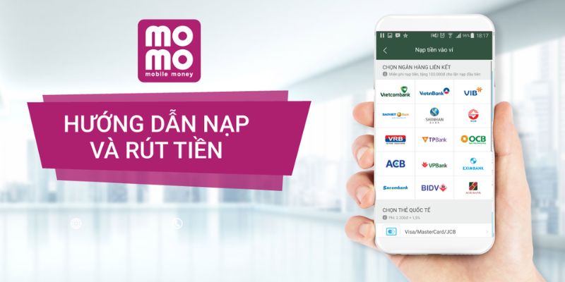 Giao dịch nạp tiền i9bet bằng ví momo